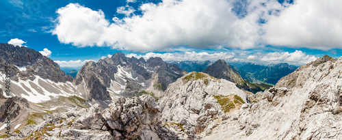 Incredibly beautiful mountain view at the Tajakopf in Ehrwand - Tyrol - Austria photo