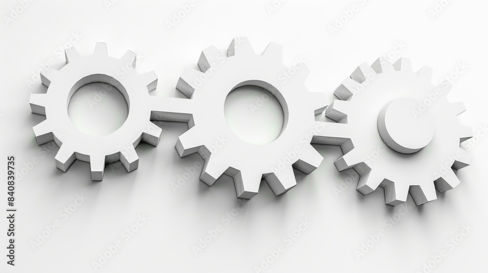 Illustrate a shape that appears to be made up of interlocking gears, with each cog turning in harmony with the Illustrate a shape that appears to be made up of interlocking gears, with each cog turning in harmony with the