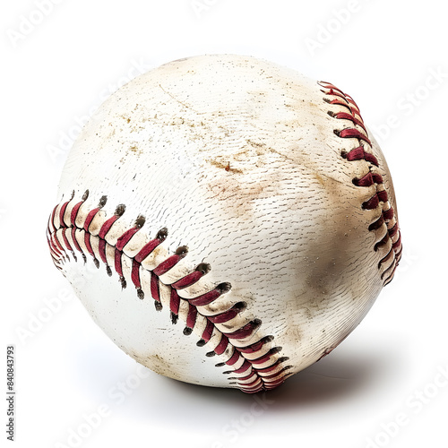 Wallpaper Mural White Baseball isolated on white background Torontodigital.ca
