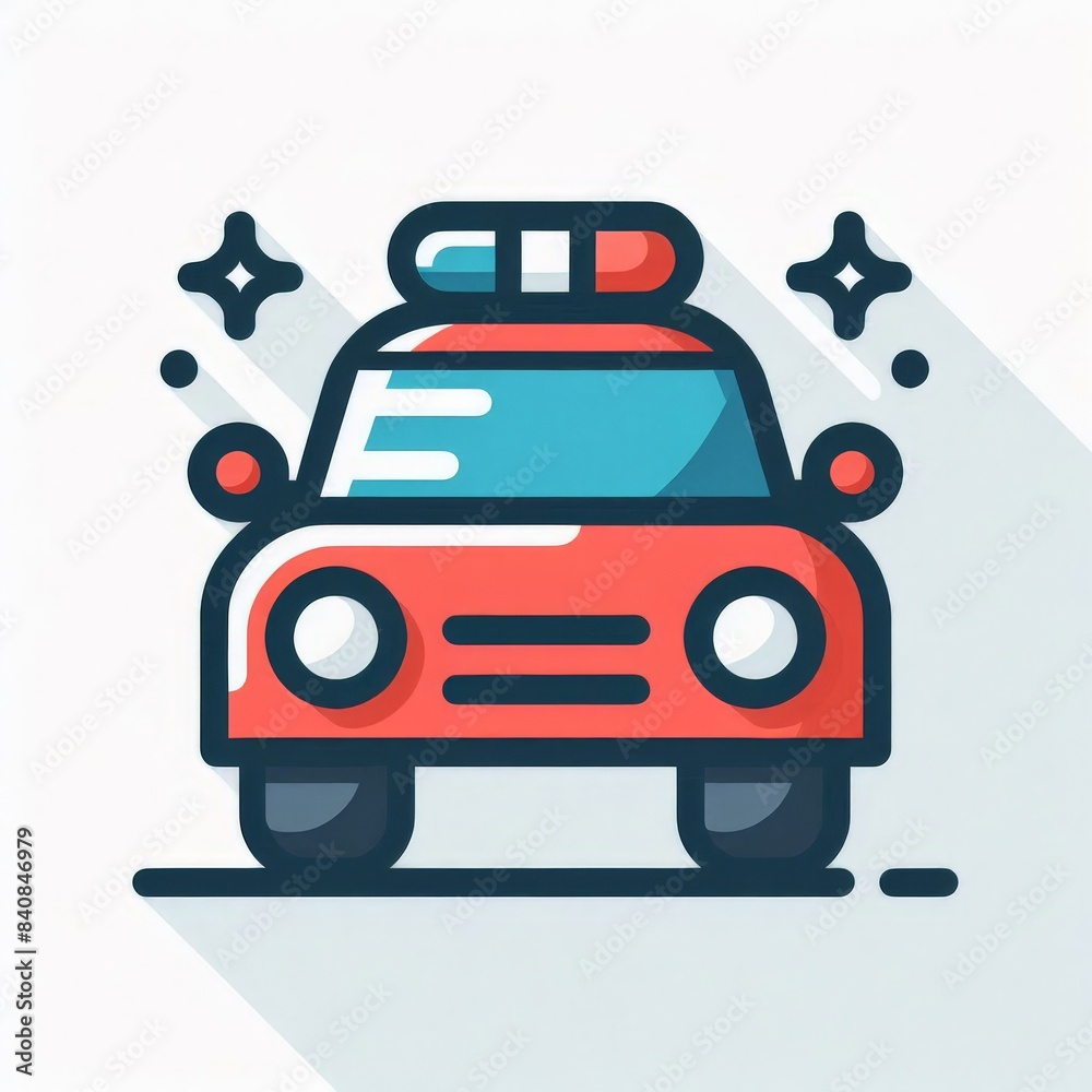 Fototapeta premium illustration of a car