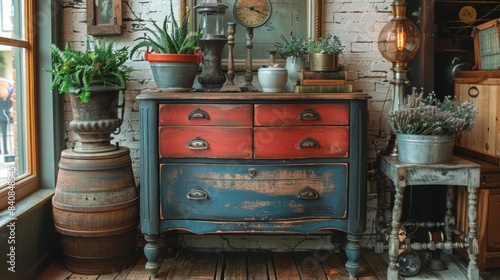 Furniture Reinvention Showcase DIYers refurbishing old furniture with paint, stains photo