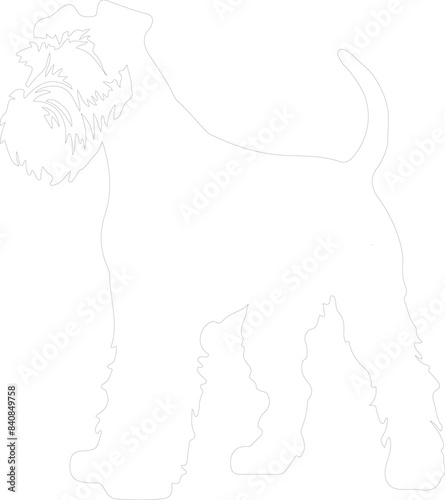 Airedale Terrier outline