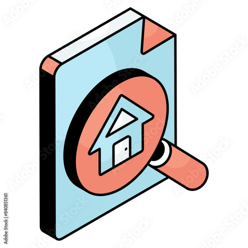 Premium download icon of home relocation