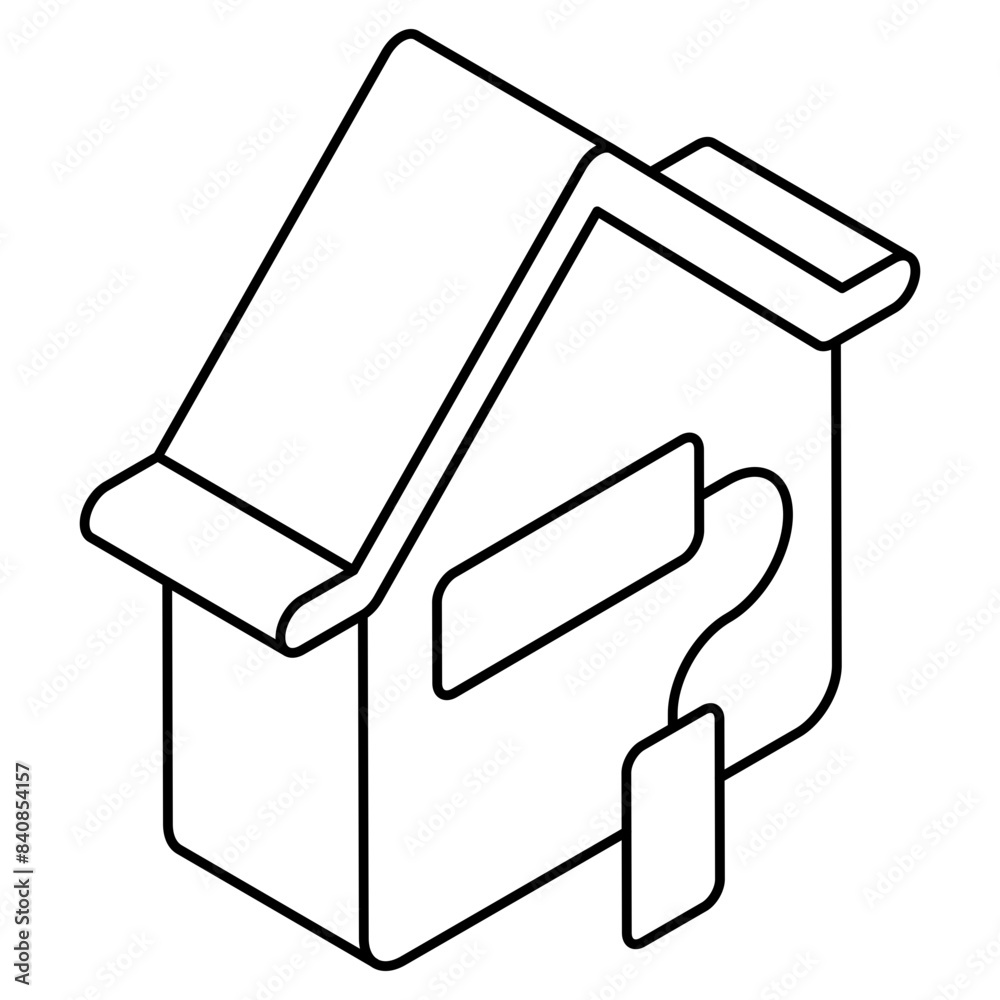Trendy design icon of home painting Trendy design icon of home painting