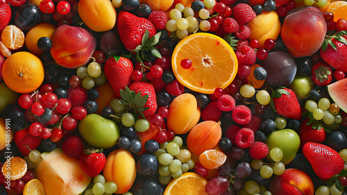 summer fruits on background  delicious fruits on colored background  background of summer fruits  fruits banner