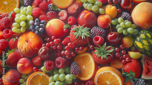 summer fruits on background  delicious fruits on colored background  background of summer fruits  fruits banner