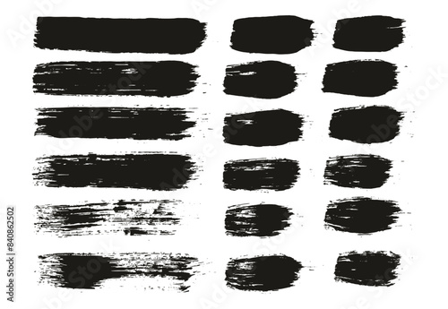 Hand Drawn Round Brush Regular Straight Lines Mix Artist Brush High Detail Abstract Vector Background Mix Set 