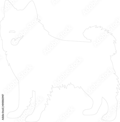 Finnish Spitz outline