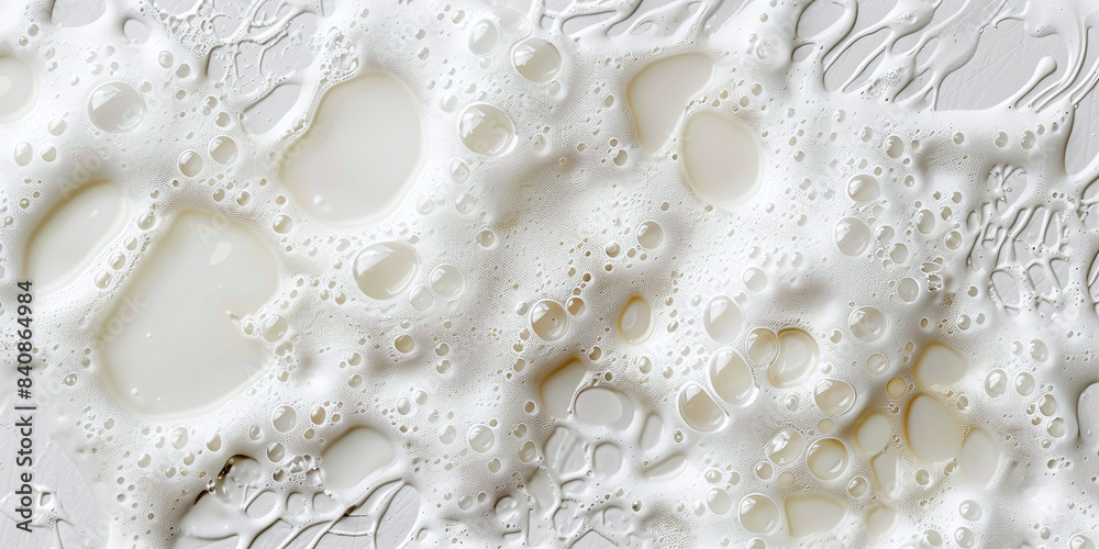 Soap lather on a white texture background Soap lather on a white texture background