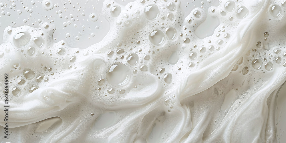 Soap lather on a white texture background Soap lather on a white texture background