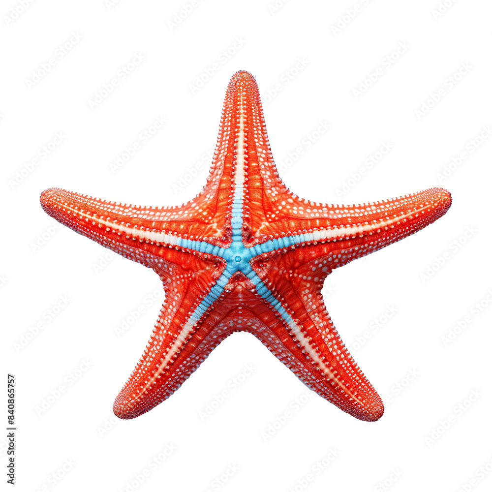 Starfish. Cut out on transparent Starfish. Cut out on transparent