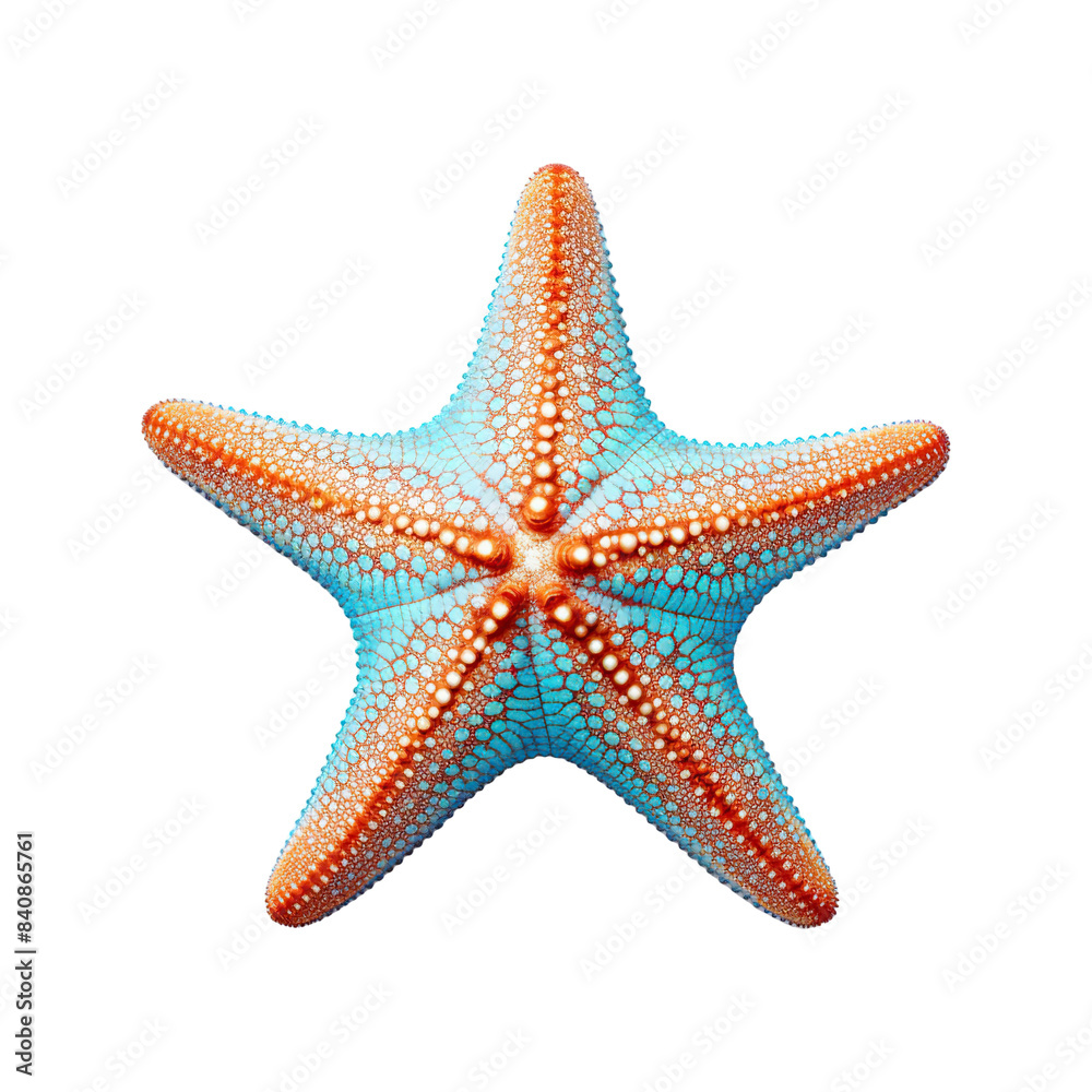 Starfish. Cut out on transparent Starfish. Cut out on transparent