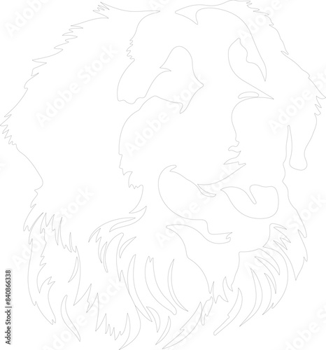 Great Pyrenees outline