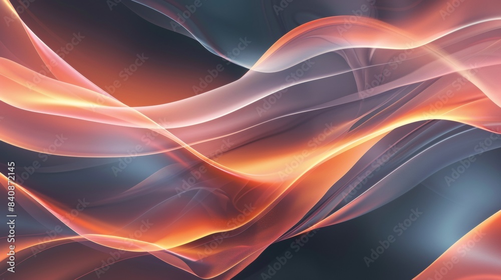 Obraz premium Background Abstract Flowing Colorful Waves