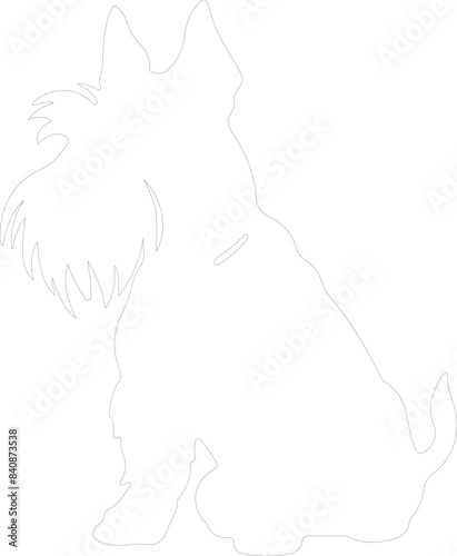 Scottish Terrier outline