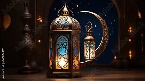 Lantern and Gift Box with Islamic Calligraphy