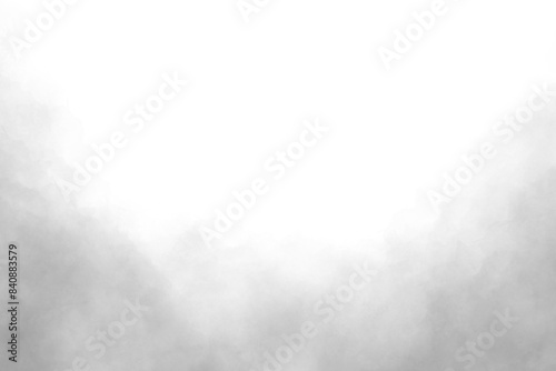 Foto Enigmatic Wisps: Grey Fog and Smoke against a transparent background