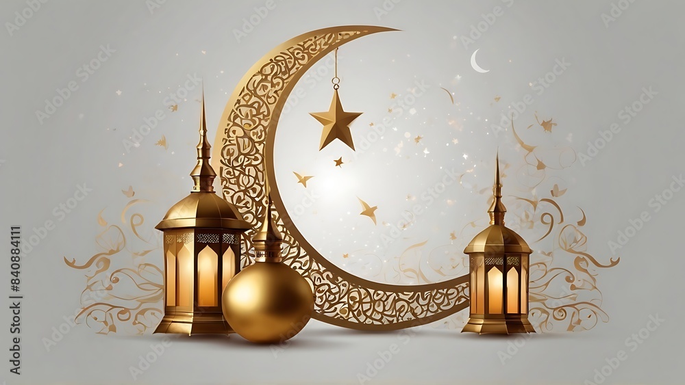 Sacred Splendor: Crescent Moon Shines in Islamic Luxury Sacred Splendor: Crescent Moon Shines in Islamic Luxury