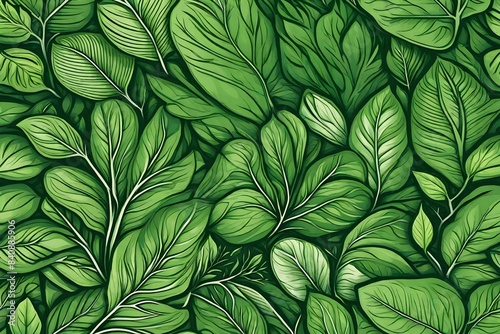 green foliage texture