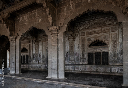 Tomb of Ibrahim Rauza in Bijapur, also called Ali Rauza. India. photo