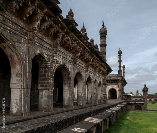 Tomb of Ibrahim Rauza in Bijapur, also called Ali Rauza. India. photo