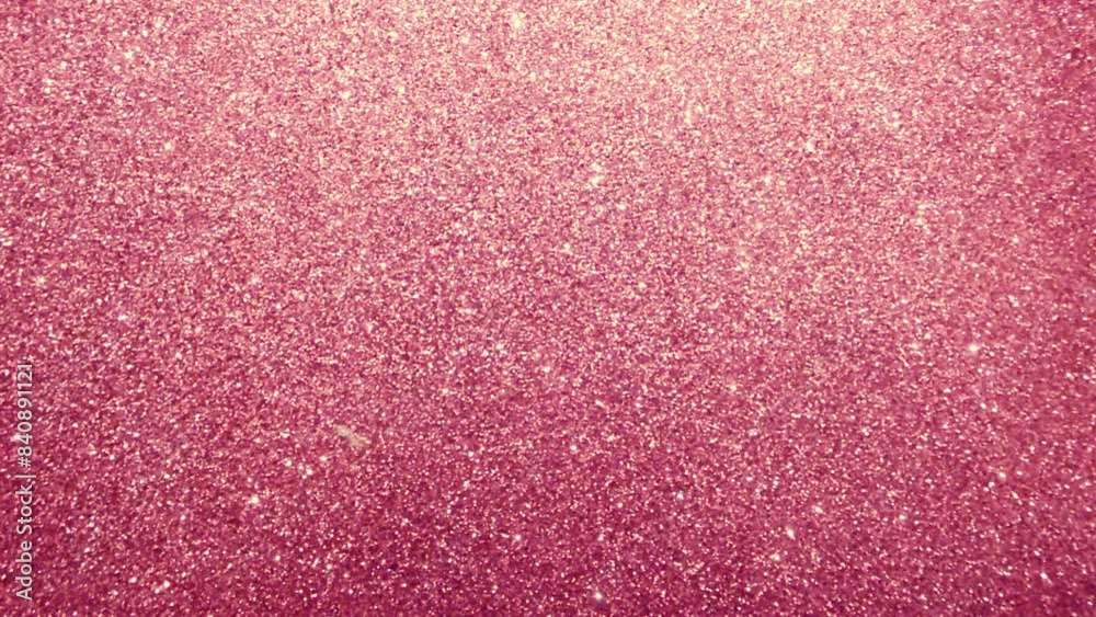 Pink glitter. Abstract blur pink glitter sparkle defocused bokeh light. Abstract background with shiny bokeh sparkles. Shiny glitter with light reflection