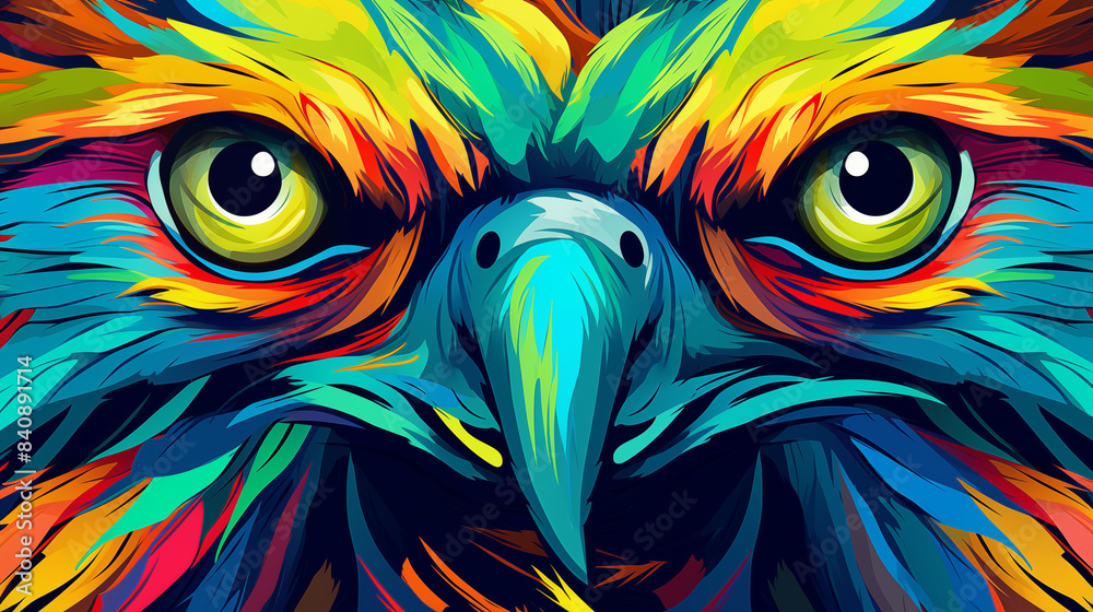 Obraz premium Parrot Pattern Background, Texture, Wallpaper, Background, Cell Phone Cover and Screen, Smartphone, Computer, Laptop, 16:9 Format - PNG