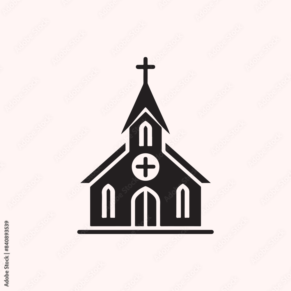 church icon vector church icon vector