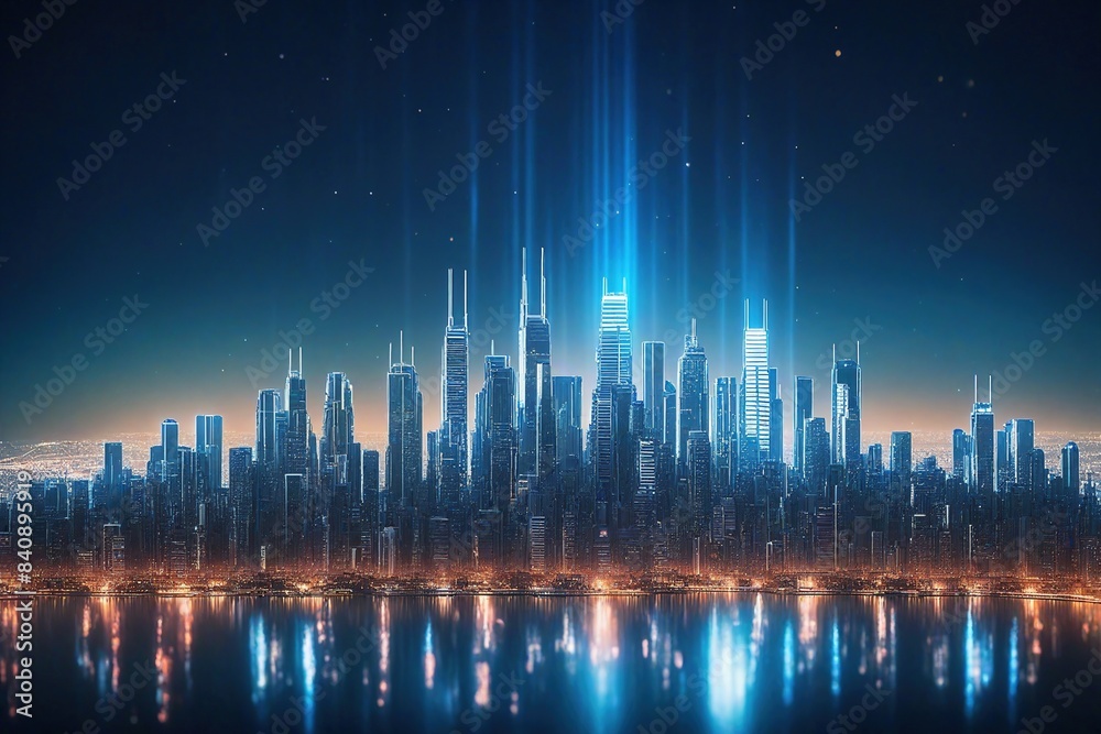 Fototapeta premium Background of technological concepts