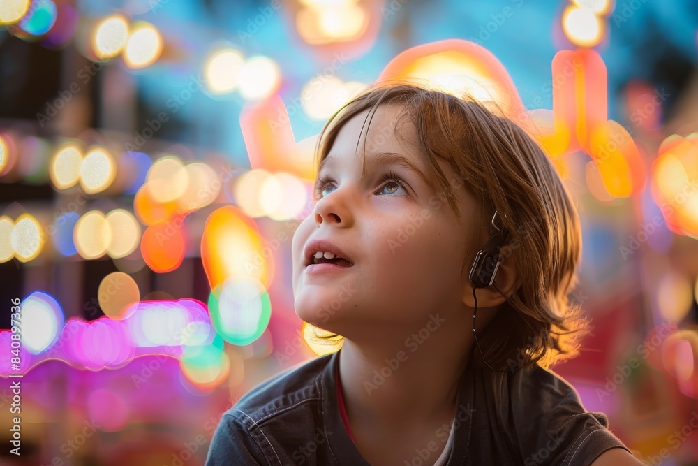 A Childs Wonder at the Carnival Lights A Childs Wonder at the Carnival Lights