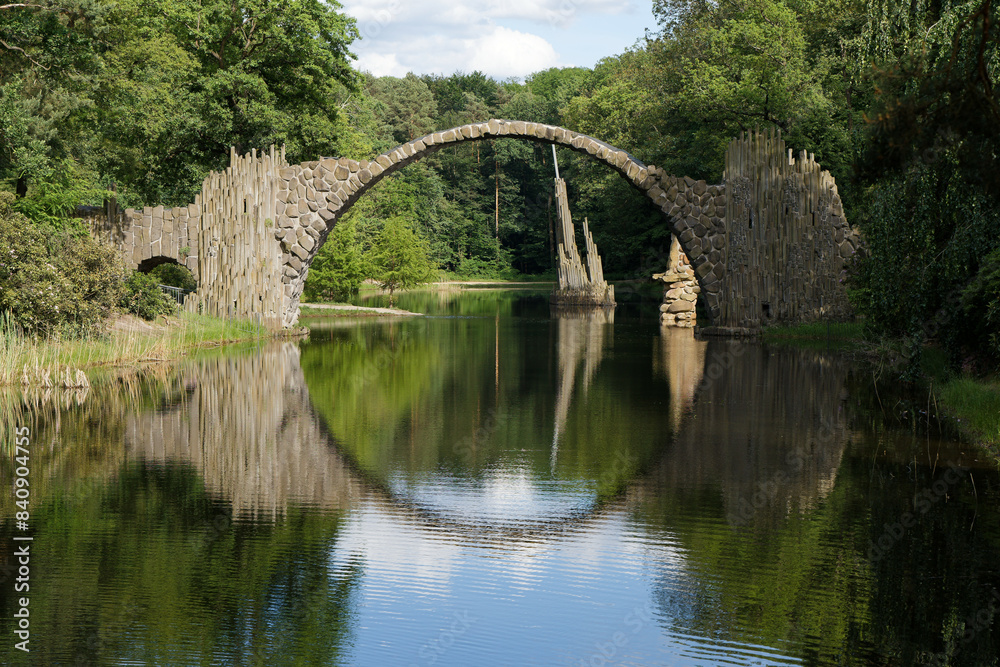 bridge in the park bridge in the park