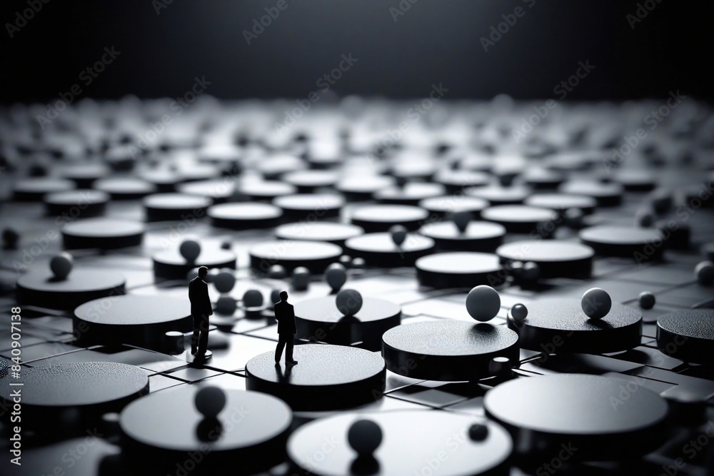 Fototapeta premium Background of technological concepts