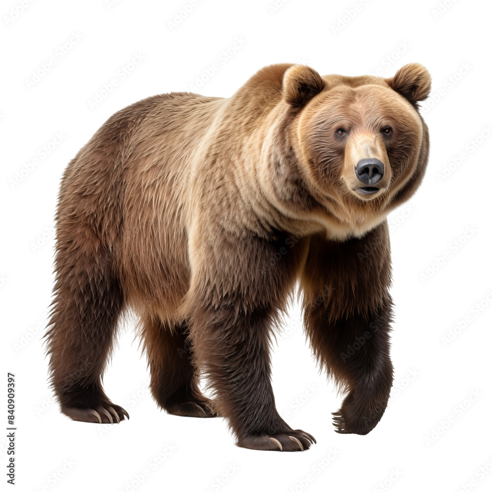 Obraz premium brown bear isolated on white