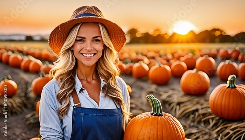 Happy farmer