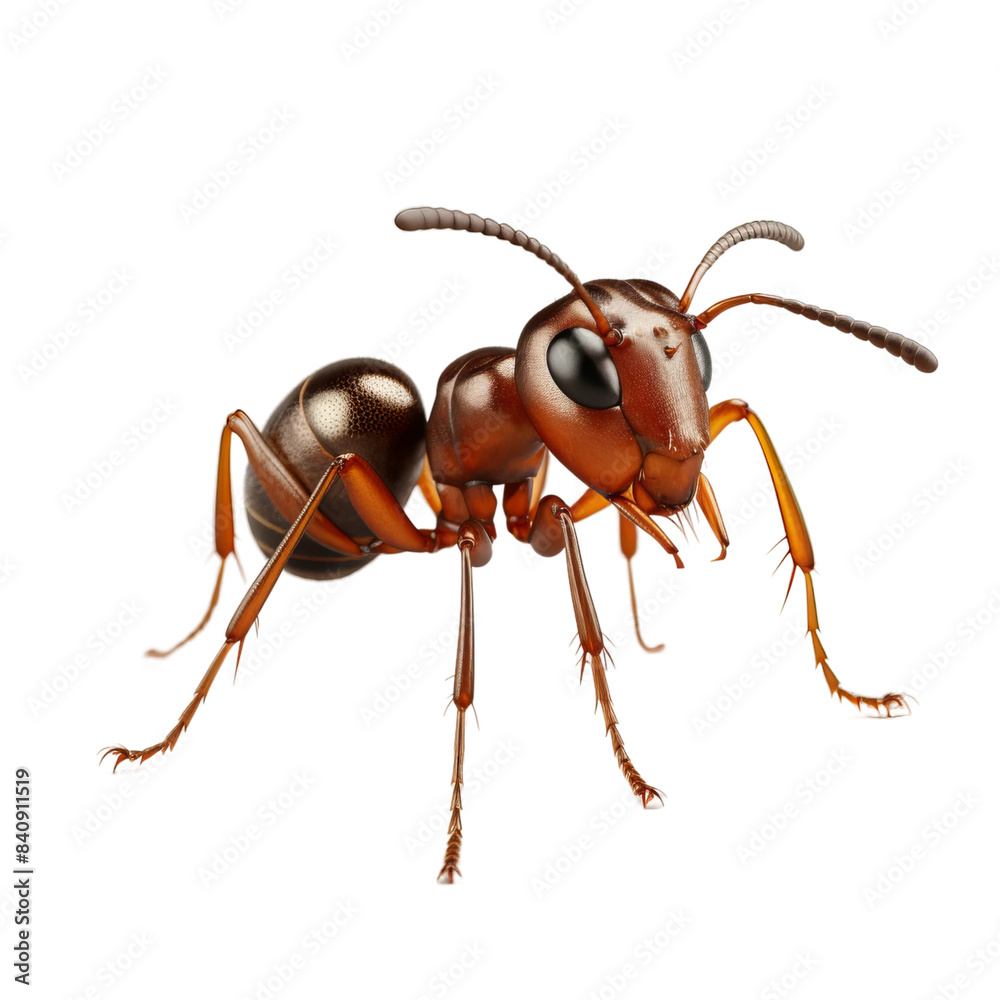 ant isolated on white background ant isolated on white background