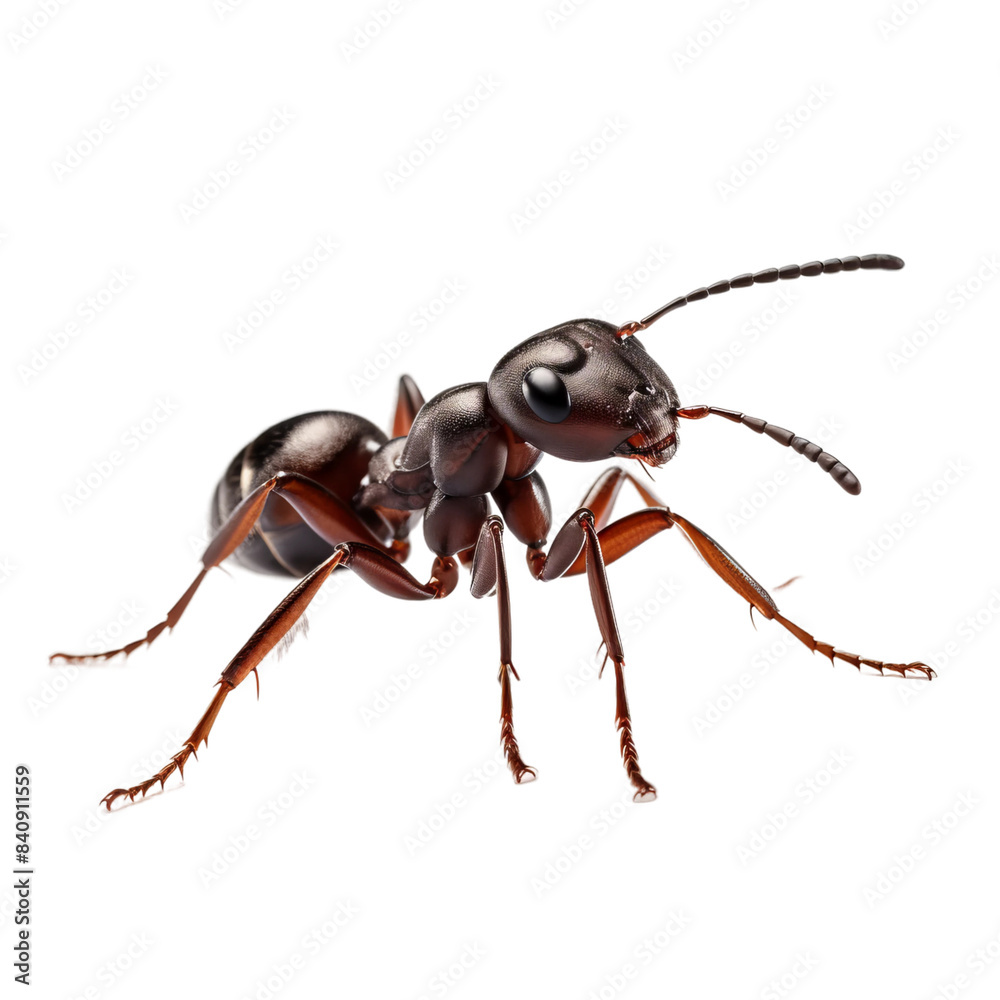 ant isolated on white background ant isolated on white background