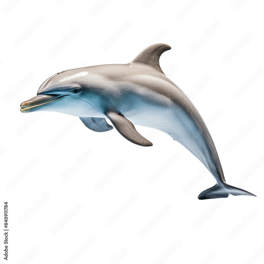 dolphin isolated on white background dolphin isolated on white background