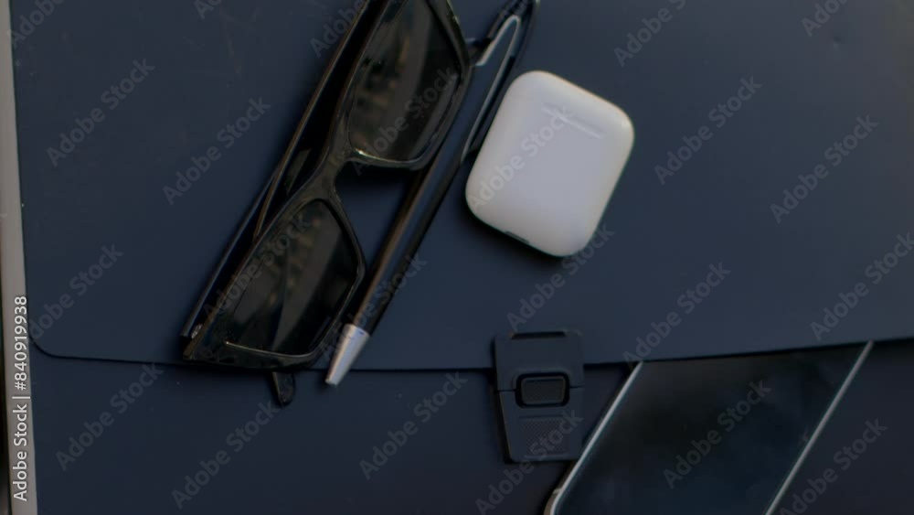 Hands-free wireless earbuds close-up. Crisp sound quality of earbuds enhances audio experience, allowing to communicate clearly and effectively with others. Sleek design and cutting-edge technology. Hands-free wireless earbuds close-up. Crisp sound quality of earbuds enhances audio experience, allowing to communicate clearly and effectively with others. Sleek design and cutting-edge technology.