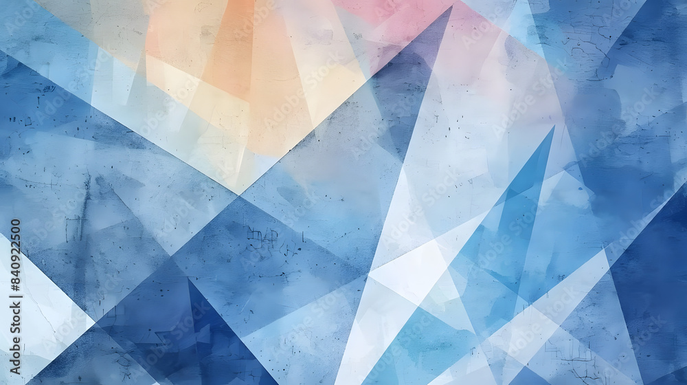 geometric background with a watercolor texture geometric background with a watercolor texture