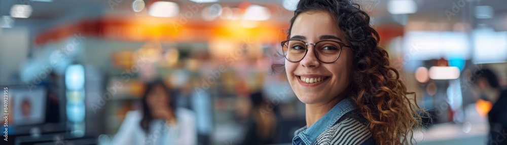 Customer Service Desk Focus on a customer service desk with an agent ready to help, Customer Service Desk Focus on a customer service desk with an agent ready to help,