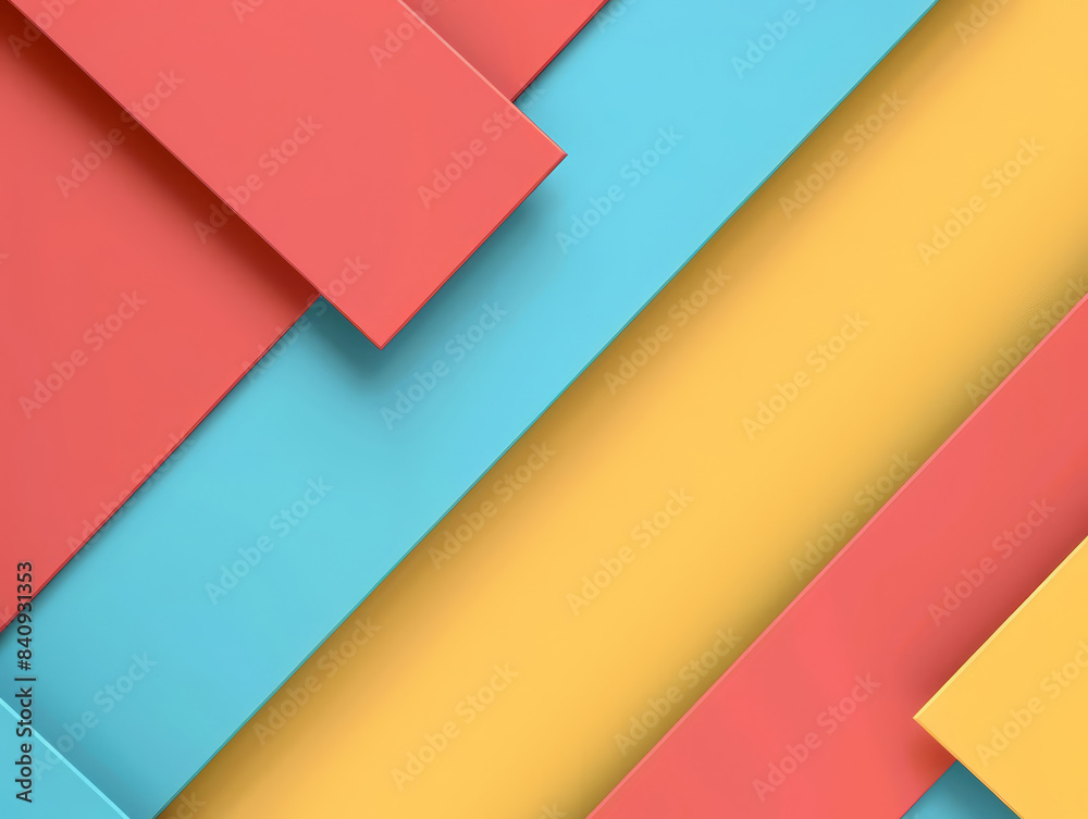 A dynamic abstract geometric design with layered shapes in blue, red, and yellow, creating a vibrant and modern background. A dynamic abstract geometric design with layered shapes in blue, red, and yellow, creating a vibrant and modern background.