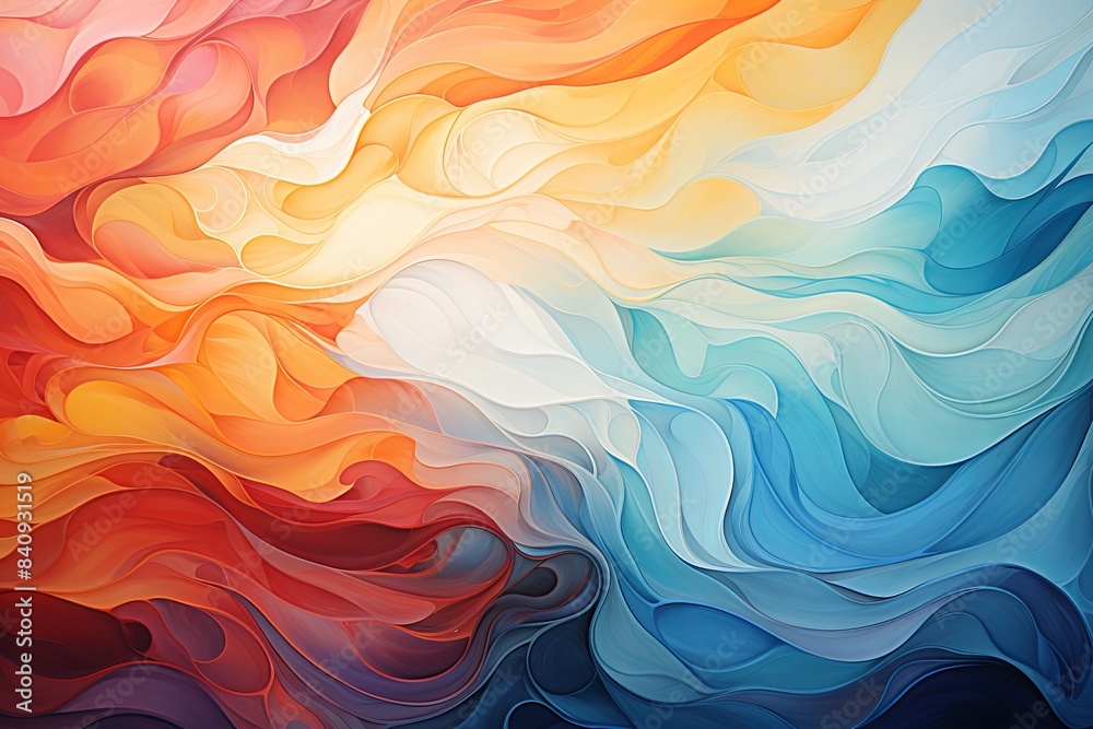 Expressive Brushstrokes: The Artistry of an Abstract Background