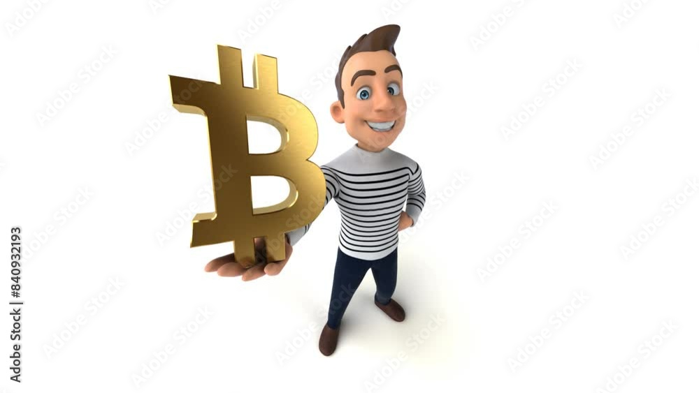 Fun 3D cartoon man with alpha channel Fun 3D cartoon man with alpha channel