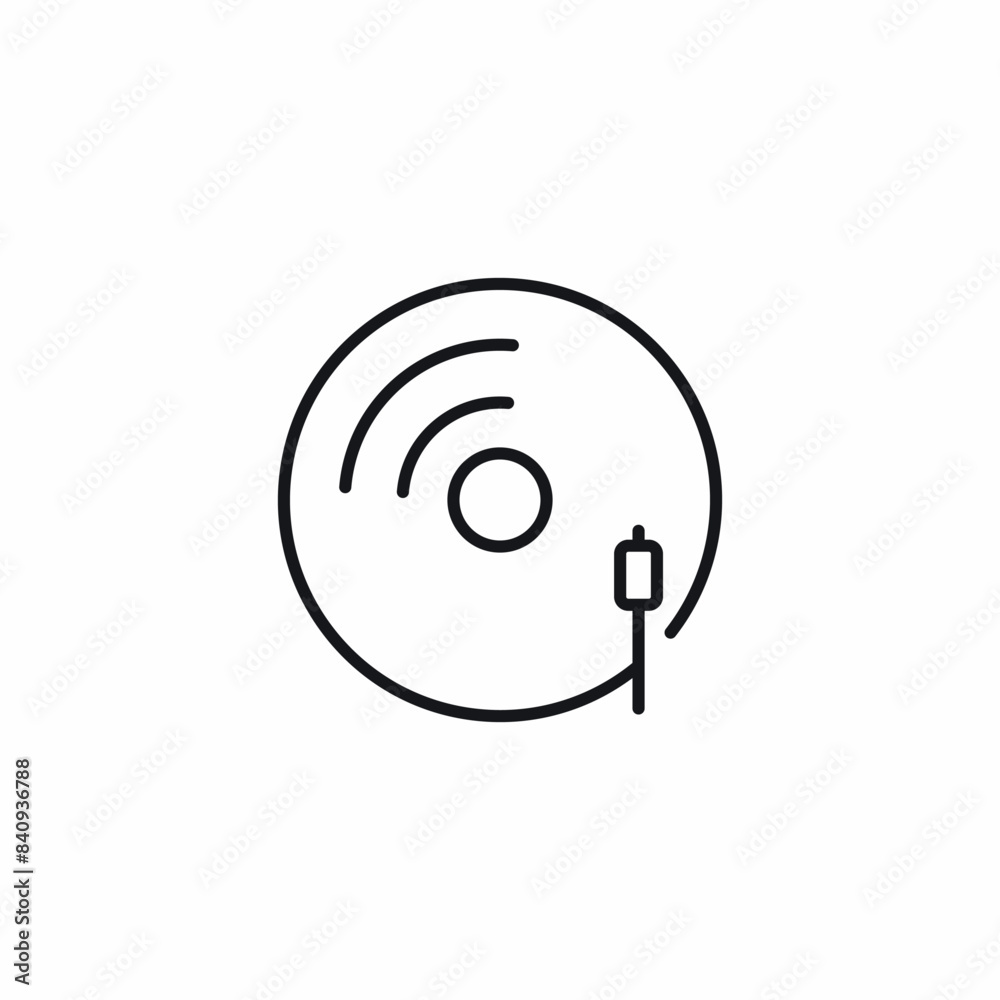 dj set music tuner icon dj set music tuner icon