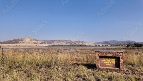 Savannah Skyline At Pilanesberg National Park In North West South Africa. African Animals Landscape. Pilanesberg National Park. Pilanesberg National Park At North West South Africa. Big Five Animals.