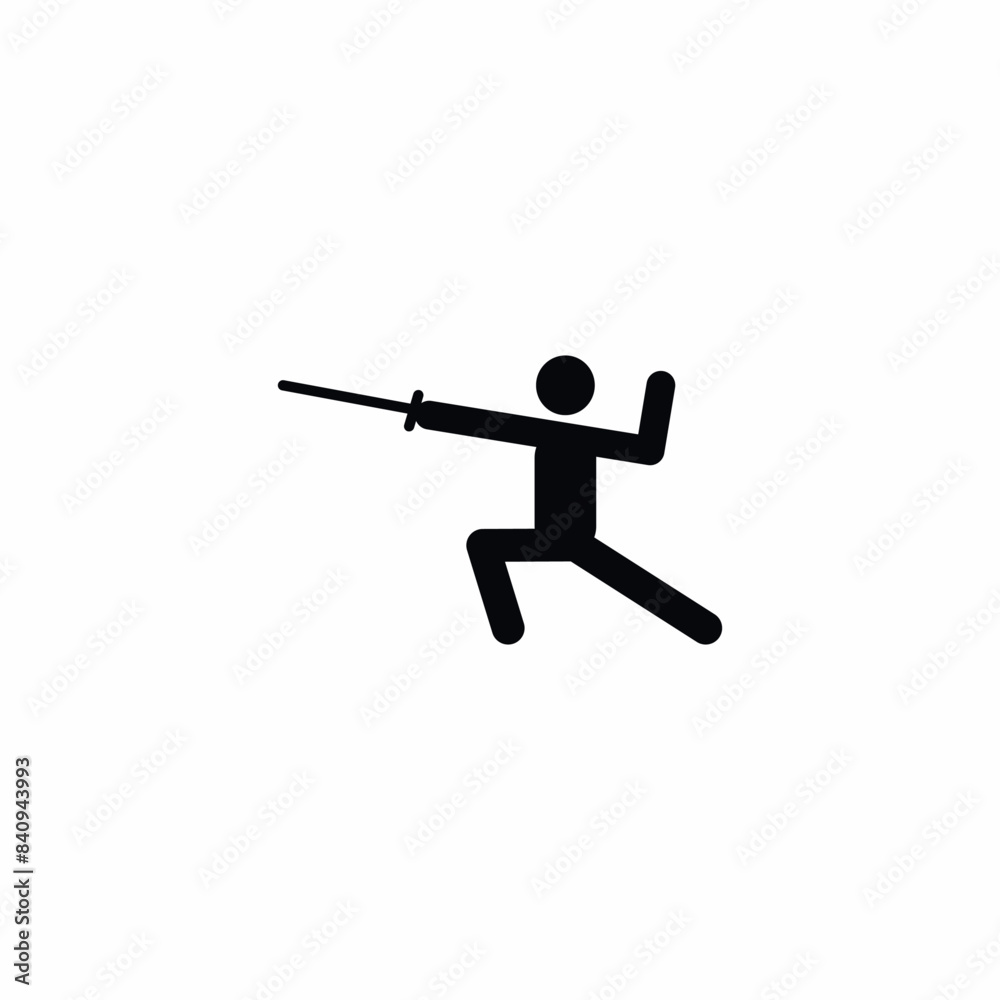 fencing sport mask sword icon fencing sport mask sword icon