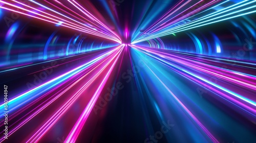 Detailed CAD rendering, abstract background, colorful neon lines, digital futuristic wallpaper