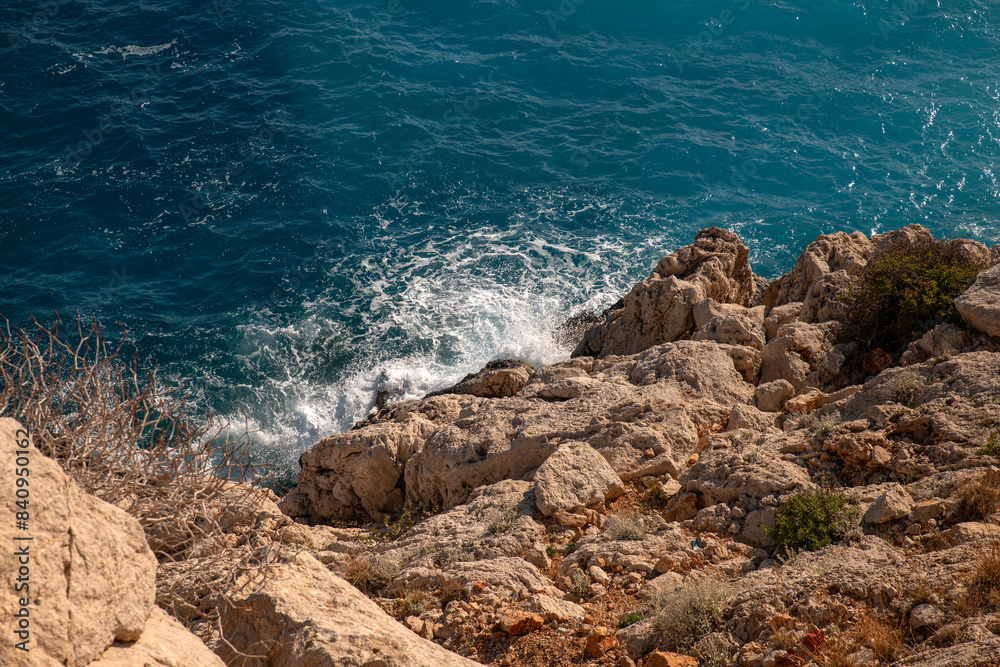 Kaputaş Beach is the canyon mouth beach located on the coastal road between Kaş and Kalkan.