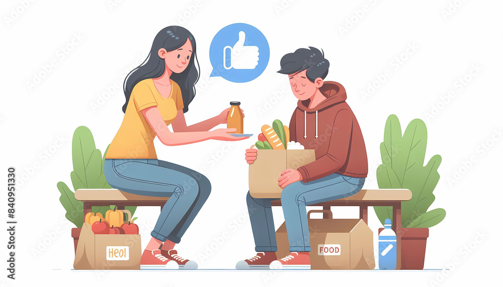 Healthy Grocery Sharing Between Friends