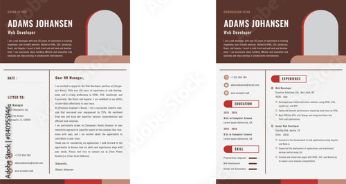 CV Resume Web Developer V1